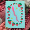 strawberry dream no. 1 - original painting