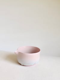 Image 2 of Cherry Blossom Matcha Bowl - Pink with Opalescent Drip