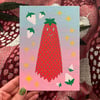 strawberry dream no. 9 - original painting