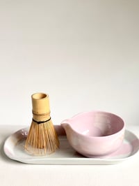 Image 4 of Pink and White Marble Porcelain Tray