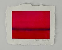 Pink and Blue Monotype