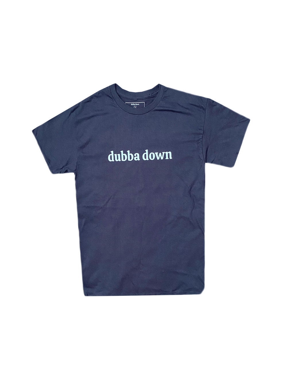Image of Designer Custom-Fit Dubba Down (Front/Back) Logo Navy Blue