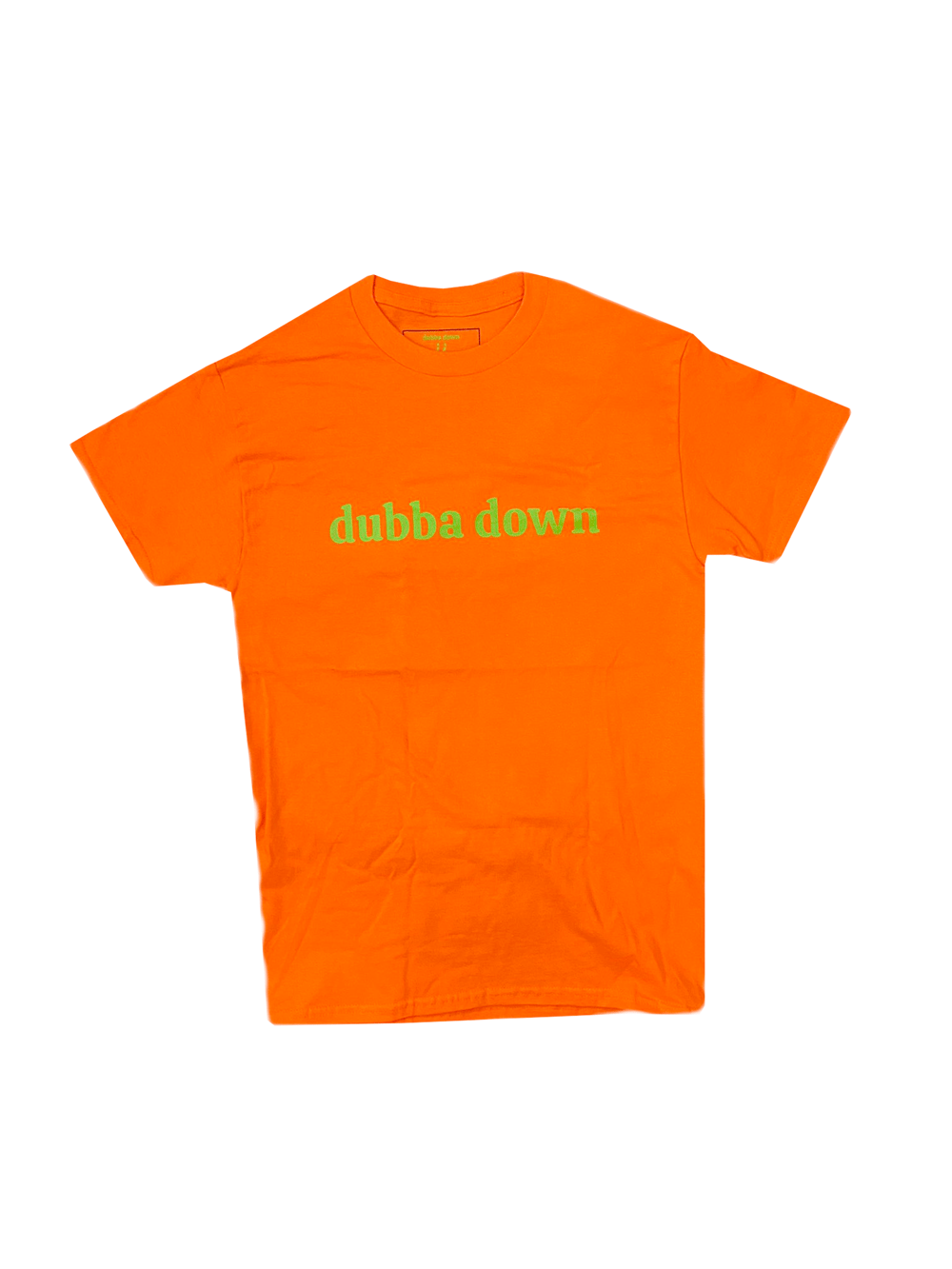 Image of Designer Custom-Fit Dubba Down (Front/Back) Logo Orange