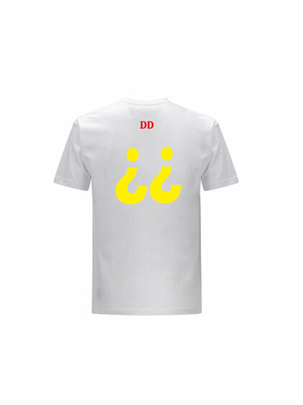 Image of Designer Custom-Fit Dubba Down (Front/Back) Logo White