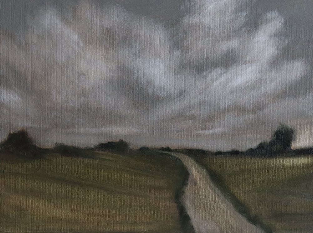 Image of Ciel du soir au-dessus des champs
