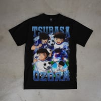 Image 1 of Tsubasa Ozora Tribute T-Shirt – Captain Tsubasa Anime Soccer Tee | 100% Cotton Unisex Fit