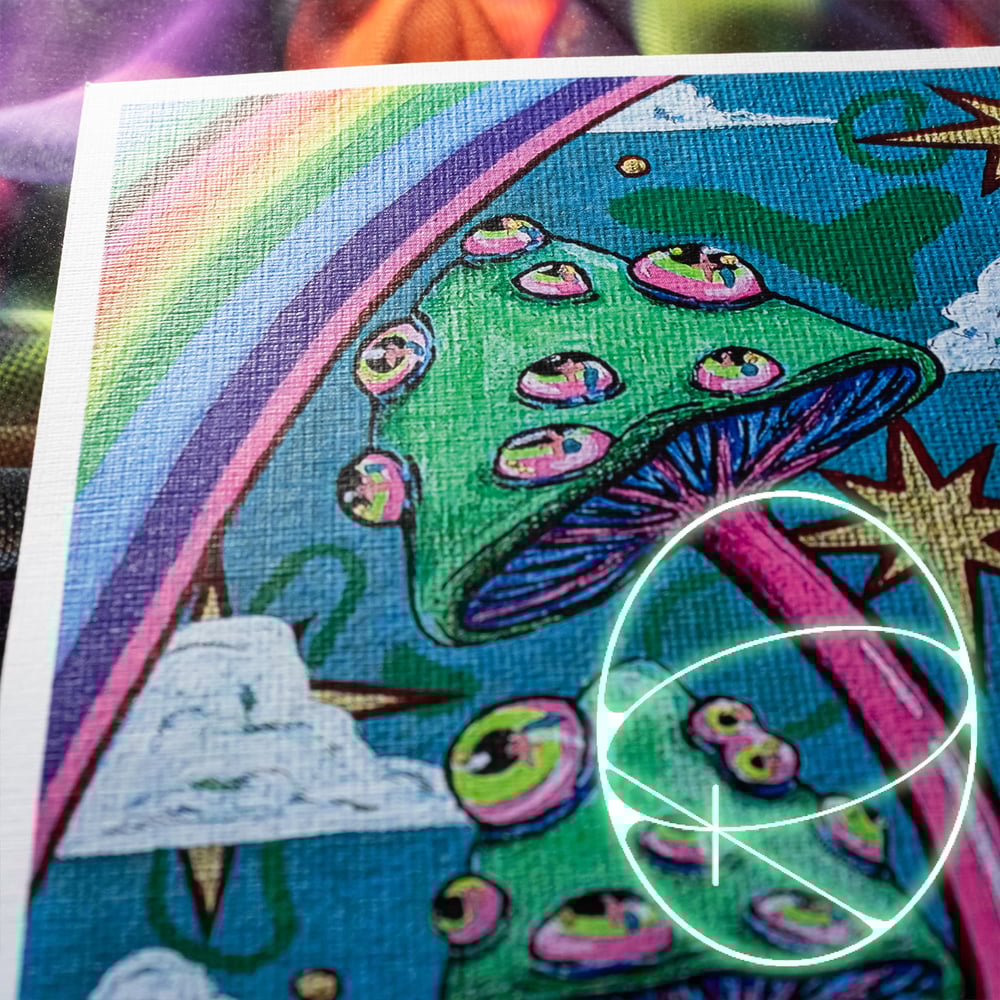 Image of Pink Shroomie Print