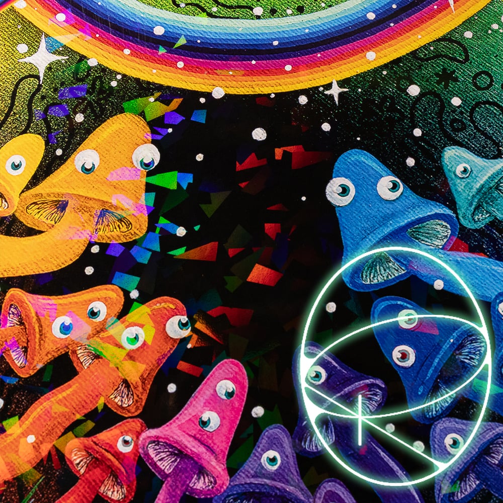 Image of Rainbow Meadow Holographic Print