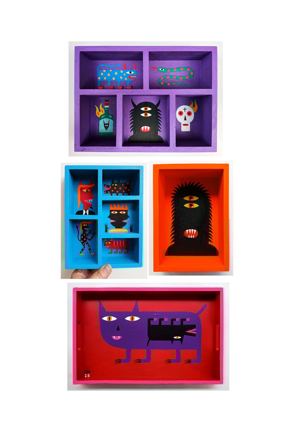 Image of  WOODEN BOX ART MIX 