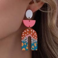 Image 1 of $10 OFF! Polymer Earring Workshop - Sunday 8th June