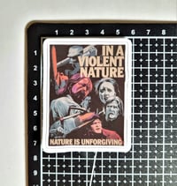Image 2 of In A Violent Nature Slasher Flick Matte vinyl Sticker