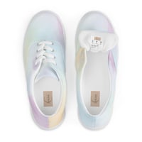 Image 5 of Women’s lace-up canvas shoes Light Color