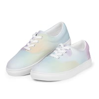 Image 1 of Women’s lace-up canvas shoes Light Color