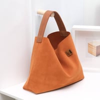 Image 2 of Ode to a Furoshiki in warm pumpkin