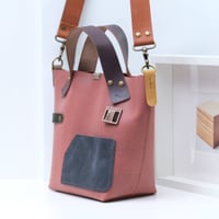 Image 4 of Funky Tote muted brick