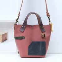 Image 1 of Funky Tote muted brick