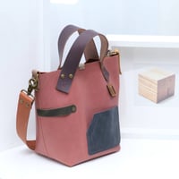 Image 2 of Funky Tote muted brick