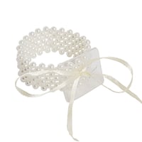 Image 8 of Red Rose & White Hydrangea Wrist Corsage