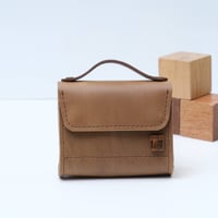 Image 1 of Little Lunch Purse in vintage tan