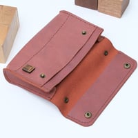 Image 2 of Little Lunch Purse wide in muted brick
