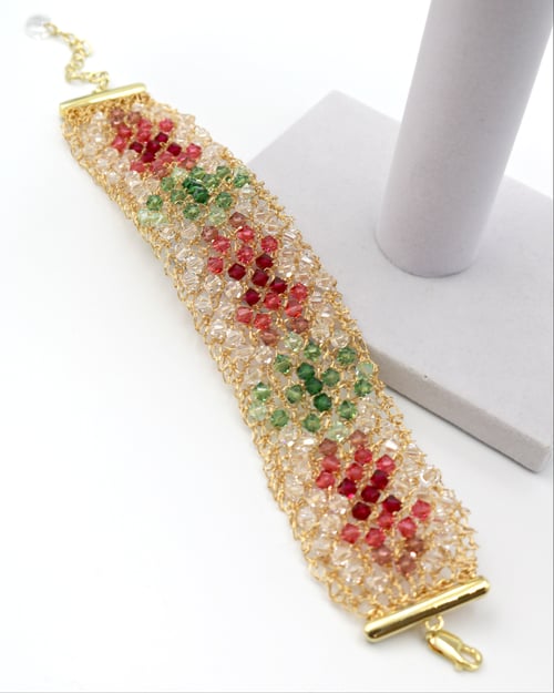 Image of FOURFOLD BRACELET - Roses