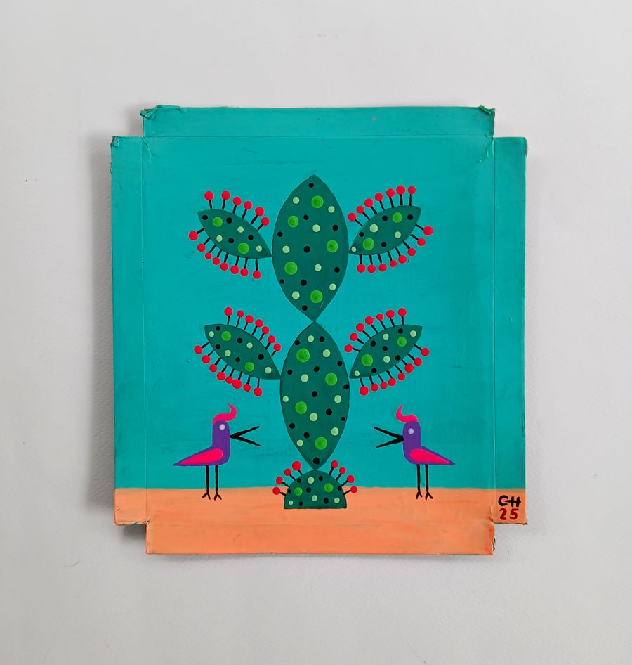 Image of FUNKY SONGBIRD CACTUS IN BLOOM