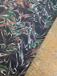 Image 5 of 'Aurora' one-of-a-kind hand marbled paper 