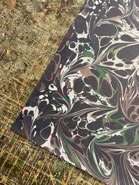 Image 6 of 'Aurora' one-of-a-kind hand marbled paper 
