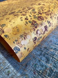Image 3 of 'Golden Sun' one-of-a-kind marbled paper 