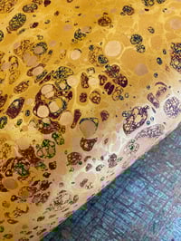 Image 5 of 'Golden Sun' one-of-a-kind marbled paper 