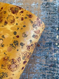 Image 4 of 'Golden Sun' one-of-a-kind marbled paper 