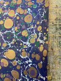 Image 9 of 'Tumble stones' one-of-a-kind hand marbled paper 
