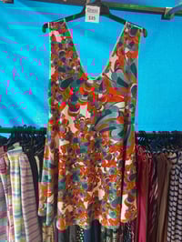 Teal/orange Swing top