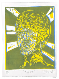  "Flash" (9/10) – Limited Edition Linocut
