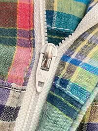 Image 9 of VINTAGE JACK NICKLAUS MADRAS PATCHWORK PANTS 