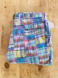 Image 1 of VINTAGE JACK NICKLAUS MADRAS PATCHWORK PANTS 