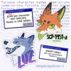 Fursona Badge Commissions (HALF OFF)