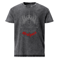 Image 1 of GJRXLYSSA DARK ARIES QUEEN DENIM TSHIRT