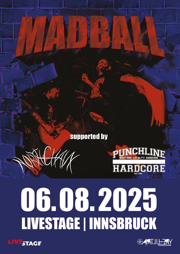 Image of MADBALL // supported by: NORTHCHAIN // PUNCHLINE - 06.08.2025