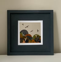 Image 1 of Tree Tops and Seagulls Wallart