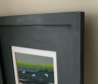 Image 2 of Oystercatchers In Flight Dark