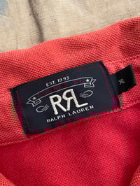 Image 7 of RRL FADED RED POLO SHIRT