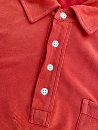 Image 4 of RRL FADED RED POLO SHIRT