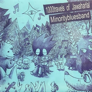 Image of 1000 Travels Of Jawaharlal / Minority Blues Band – Split LP (yellow)