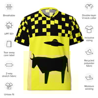 Image 4 of El Ganadero Mostaza Recycled unisex sports jersey