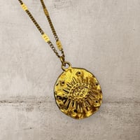 Image 1 of Collier médaille good vibes