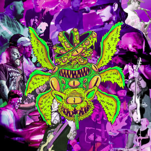 Image of Heavy Lag / Sekunderna / Teenage Bigfoot / TV Cop – 4 Way Split LP (purple)