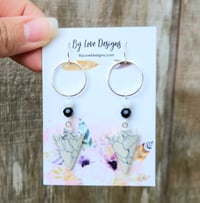 Image 3 of Arrowhead Charm Earrings | Lightweight Arrowhead Earrings