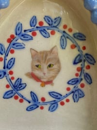 Image 5 of Red Collar, Cat Wall Shrine