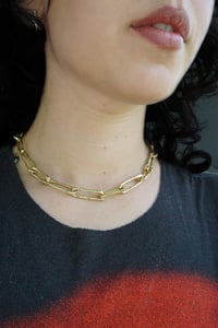 Image 3 of Brass Wabi Chain Necklace